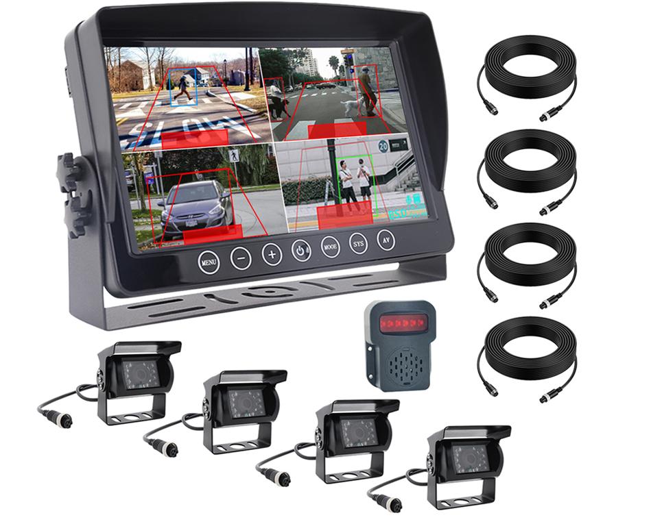HD 4CH Waterproof Monitor AI System product