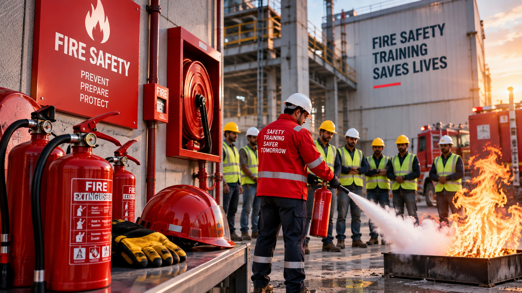 Fire safety training